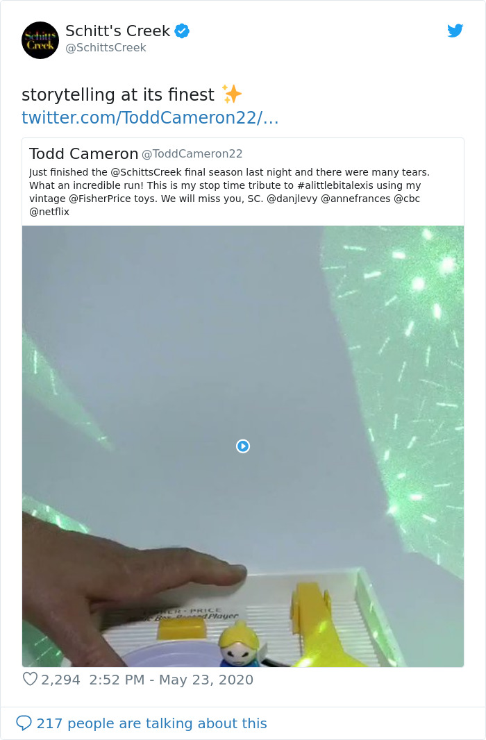 How Dan Levy, Annie Murphy, And Schitt's Creek Made My 'A Little Bit Alexis'/Fisher Price Tribute Go Viral