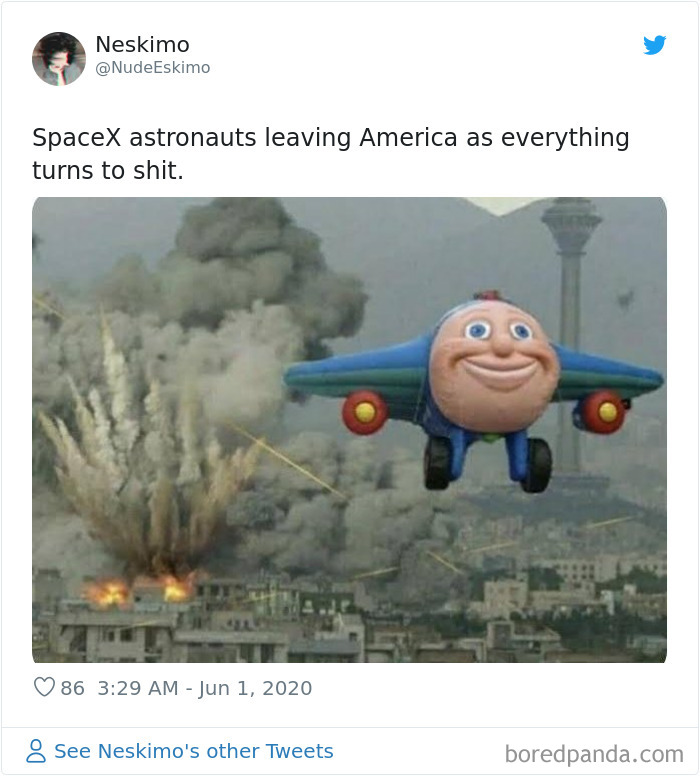 Funny-Reaction-Space-X-Launch