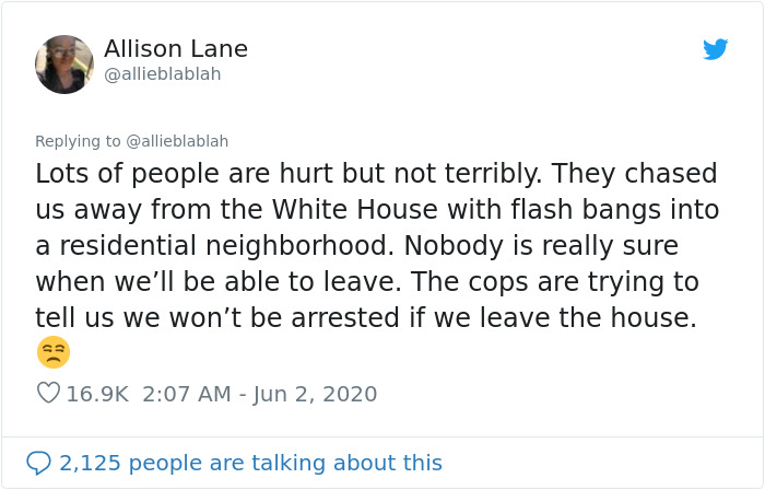 DC Resident Sheltered 80 Protesters Last Night, This Woman Tweeted What Happened Inside His Home