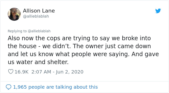 DC Resident Sheltered 80 Protesters Last Night, This Woman Tweeted What Happened Inside His Home