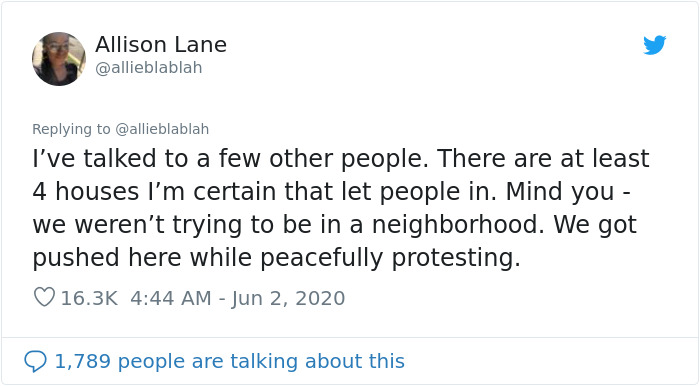 DC Resident Sheltered 80 Protesters Last Night, This Woman Tweeted What Happened Inside His Home