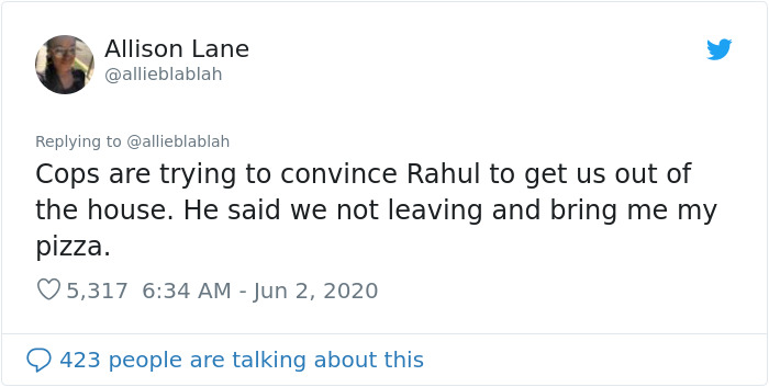 DC Resident Sheltered 80 Protesters Last Night, This Woman Tweeted What Happened Inside His Home