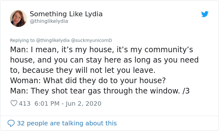 DC Resident Sheltered 80 Protesters Last Night, This Woman Tweeted What Happened Inside His Home
