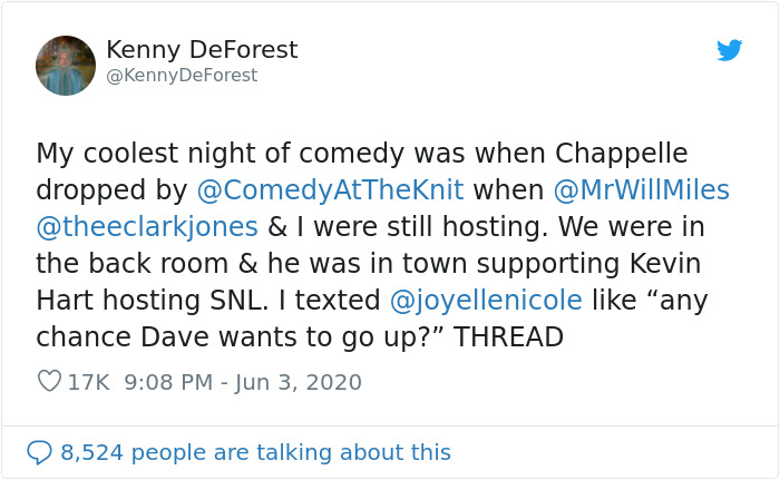 Person Shares How Dave Chappelle Schooled A Privileged White Girl On Police Brutality