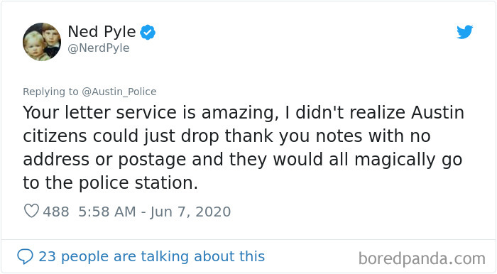 Austin PD Brags About Dozens Of Support Letters They Got, People Call Them Out For Lying (Updated) Austin PD Brags About Dozens Of Support Letters They Got, People Call Them Out For Lying (Updated)