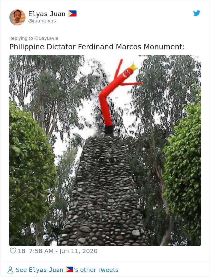 Someone Swaps Racist Monuments With Colorful Air Dancers In Hilarious Pics And People Think It’s An Awesome Idea Someone Swaps Racist Monuments With Colorful Air Dancers In Hilarious Pics And People Think It’s An Awesome Idea