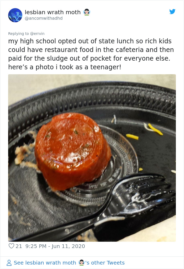 18 People Compare Some School Lunches, Show That US Education Is Underfunded While Their Police Is Overfunded