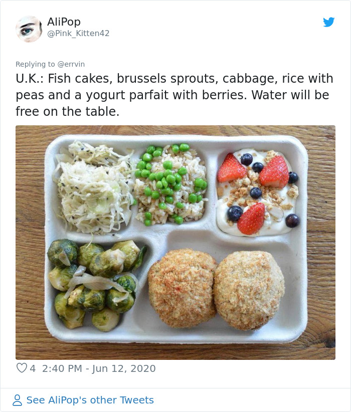 18 People Compare Some School Lunches, Show That US Education Is Underfunded While Their Police Is Overfunded 18 People Compare Some School Lunches, Show That US Education Is Underfunded While Their Police Is Overfunded