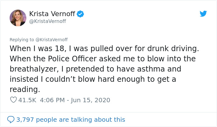 Woman Shares All The Crimes She's Committed Despite Having No Criminal Record To Illustrate White Privilege