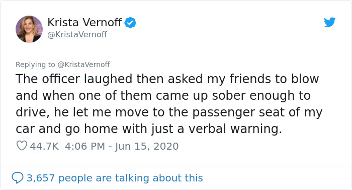 Woman Shares All The Crimes She's Committed Despite Having No Criminal Record To Illustrate White Privilege Woman Shares All The Crimes She's Committed Despite Having No Criminal Record To Illustrate White Privilege