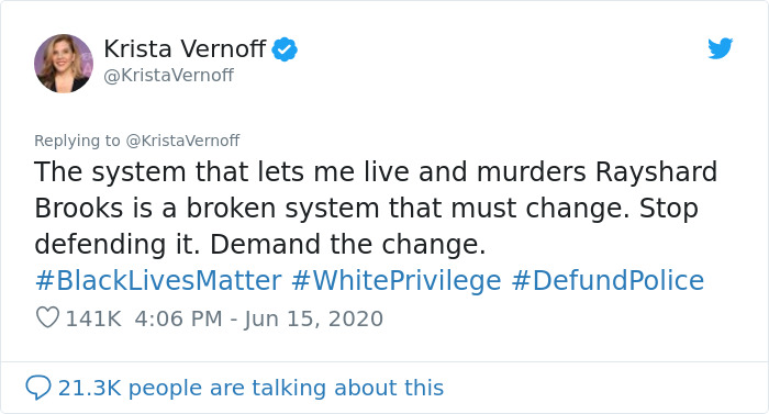 Woman Shares All The Crimes She's Committed Despite Having No Criminal Record To Illustrate White Privilege Woman Shares All The Crimes She's Committed Despite Having No Criminal Record To Illustrate White Privilege