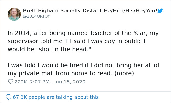 Portland Teacher Of The Year Finds Redemption After Fighting A Landmark LGBTQ Case Against His School District Portland Teacher Of The Year Finds Redemption After Fighting A Landmark LGBTQ Case Against His School District
