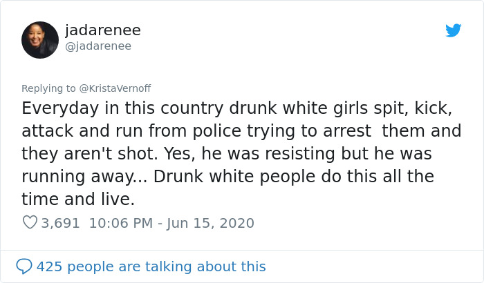 Woman Shares All The Crimes She's Committed Despite Having No Criminal Record To Illustrate White Privilege