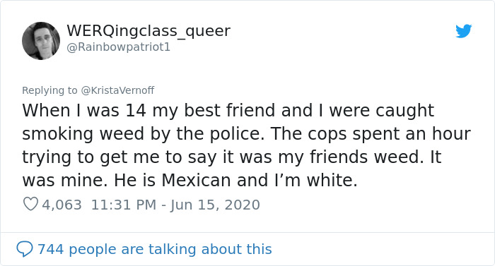 Woman Shares All The Crimes She's Committed Despite Having No Criminal Record To Illustrate White Privilege Woman Shares All The Crimes She's Committed Despite Having No Criminal Record To Illustrate White Privilege