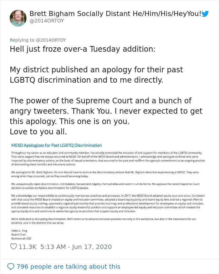 Portland Teacher Of The Year Finds Redemption After Fighting A Landmark LGBTQ Case Against His School District Portland Teacher Of The Year Finds Redemption After Fighting A Landmark LGBTQ Case Against His School District