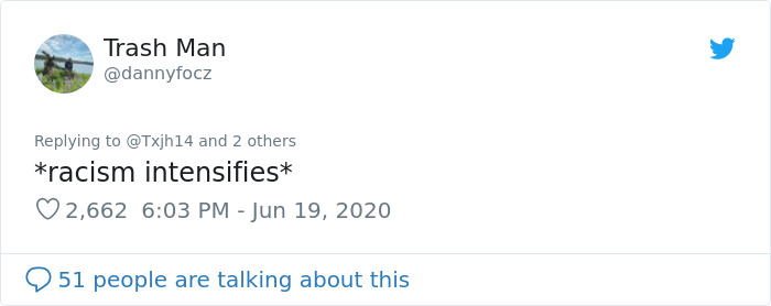 Customer Gets So Upset Over Waiter Wearing A 'Don't Be Racist' T-Shirt That He Leaves A Negative Review, And Now Everyone Is Trolling Him Customer Gets So Upset Over Waiter Wearing A 'Don't Be Racist' T-Shirt That He Leaves A Negative Review, And Now Everyone Is Trolling Him