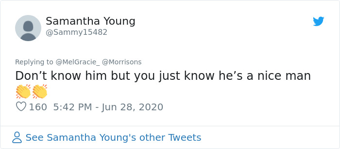 Security Guard For A Morrisons Store Goes Viral For Shielding A Waiting Dog From The Rain With His Umbrella Security Guard For A Morrisons Store Goes Viral For Shielding A Waiting Dog From The Rain With His Umbrella