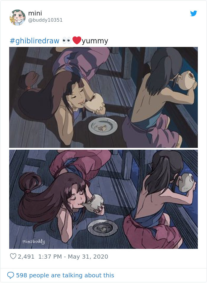 Redrawing-Ghibli-Art