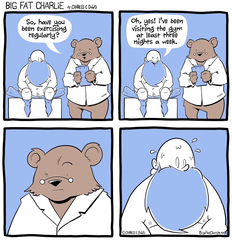 13 Comics About Being Fat, Having Diabetes, And A Cat