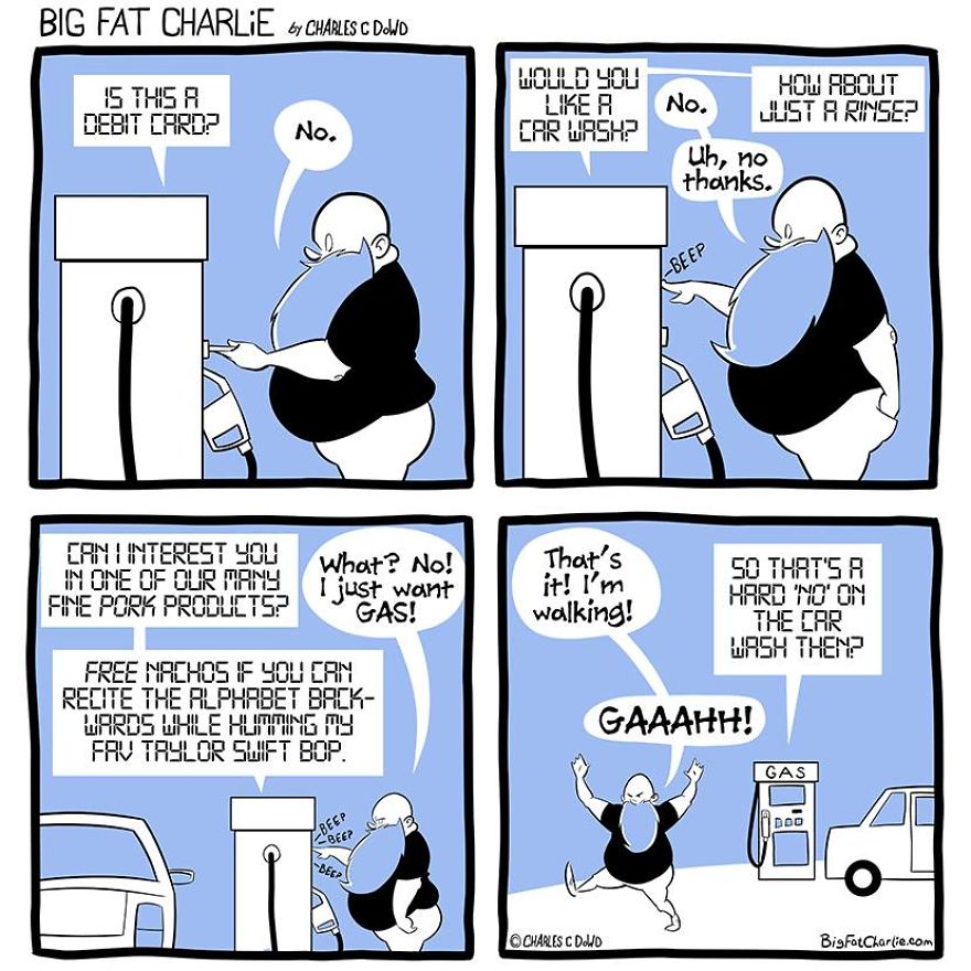 13 Comics About Being Fat, Having Diabetes, And A Cat