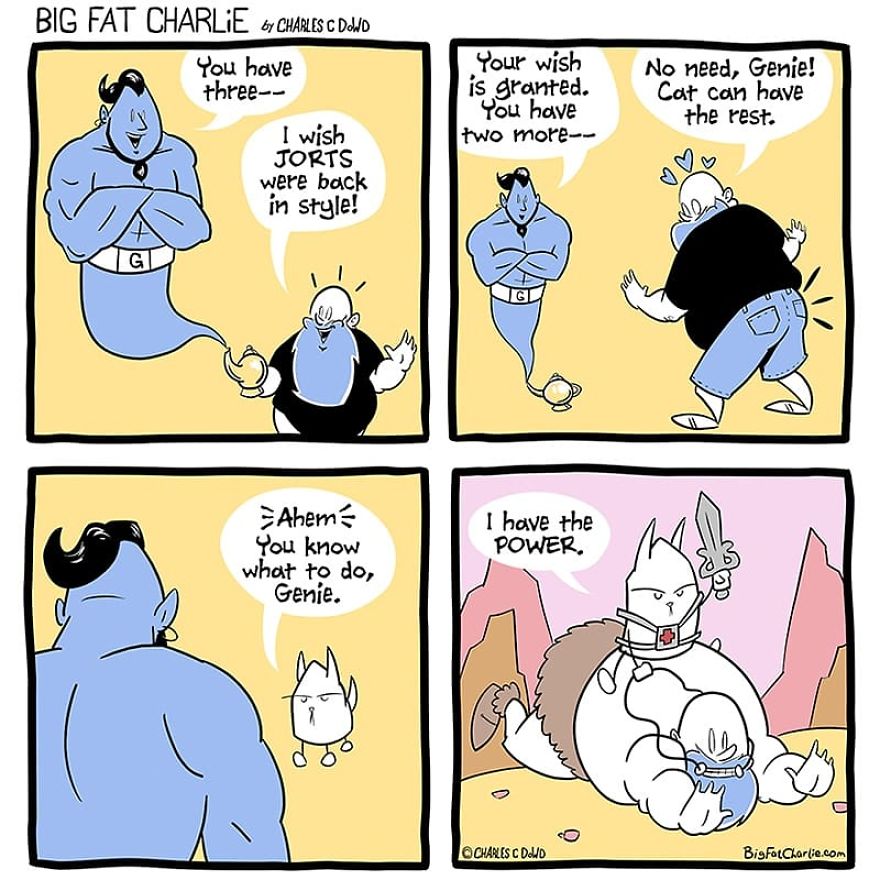 13 Comics About Being Fat, Having Diabetes, And A Cat