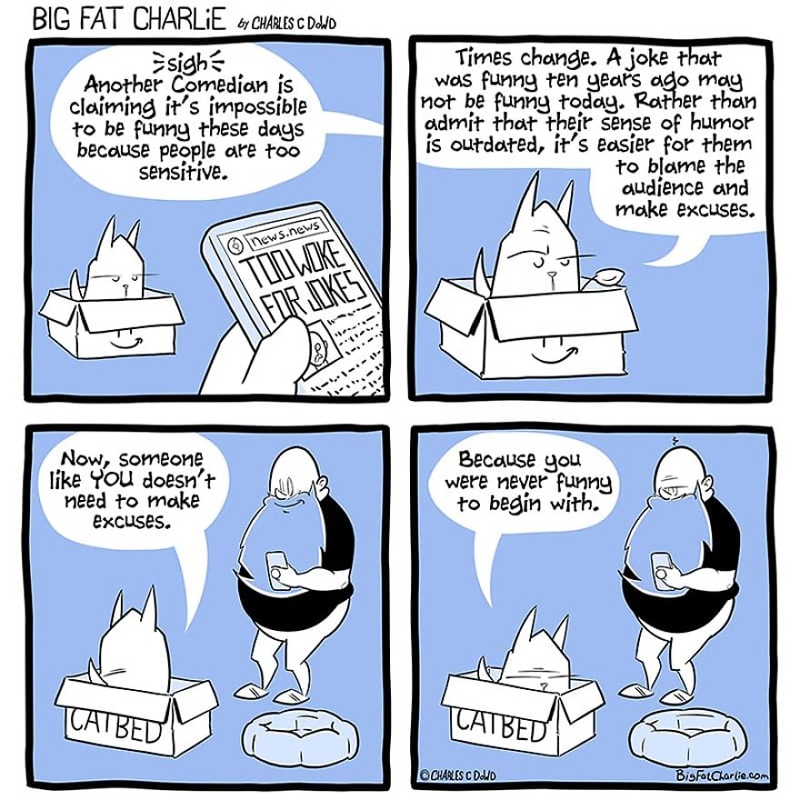 13 Comics About Being Fat, Having Diabetes, And A Cat