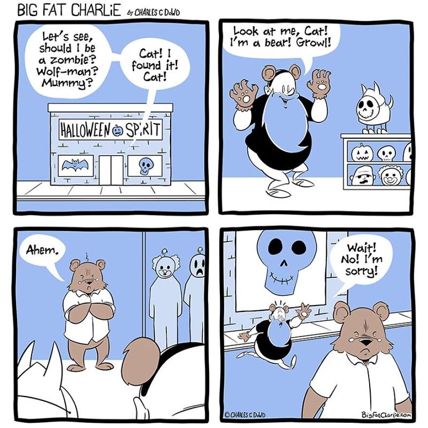 13 Comics About Being Fat, Having Diabetes, And A Cat