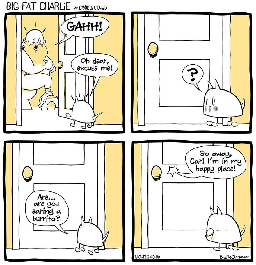 13 Comics About Being Fat, Having Diabetes, And A Cat