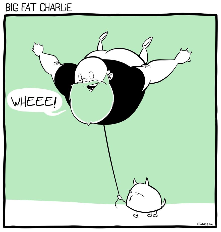 13 Comics About Being Fat, Having Diabetes, And A Cat