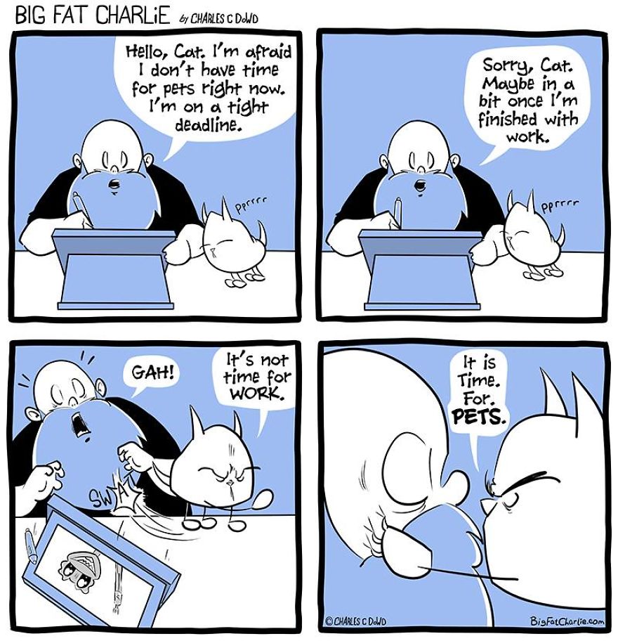 13 Comics About Being Fat, Having Diabetes, And A Cat