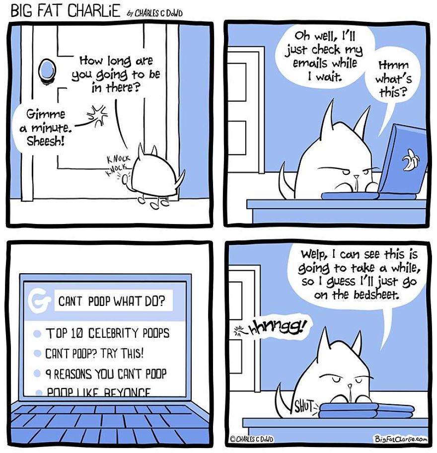 13 Comics About Being Fat, Having Diabetes, And A Cat