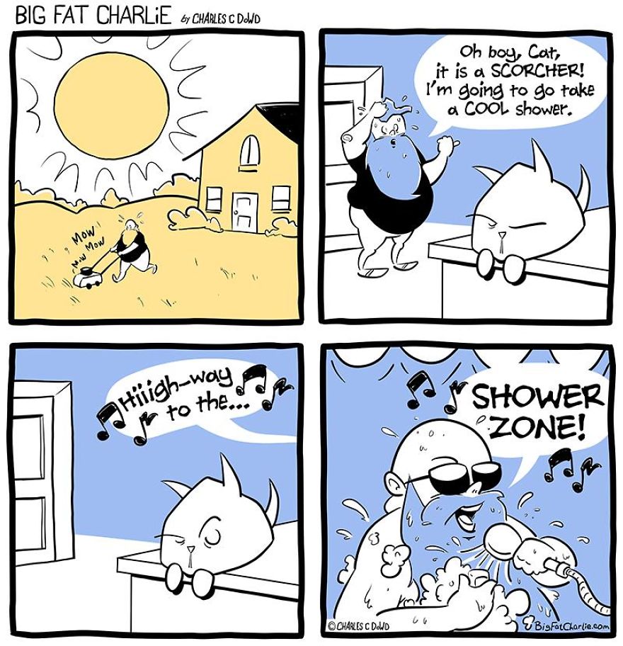 13 Comics About Being Fat, Having Diabetes, And A Cat