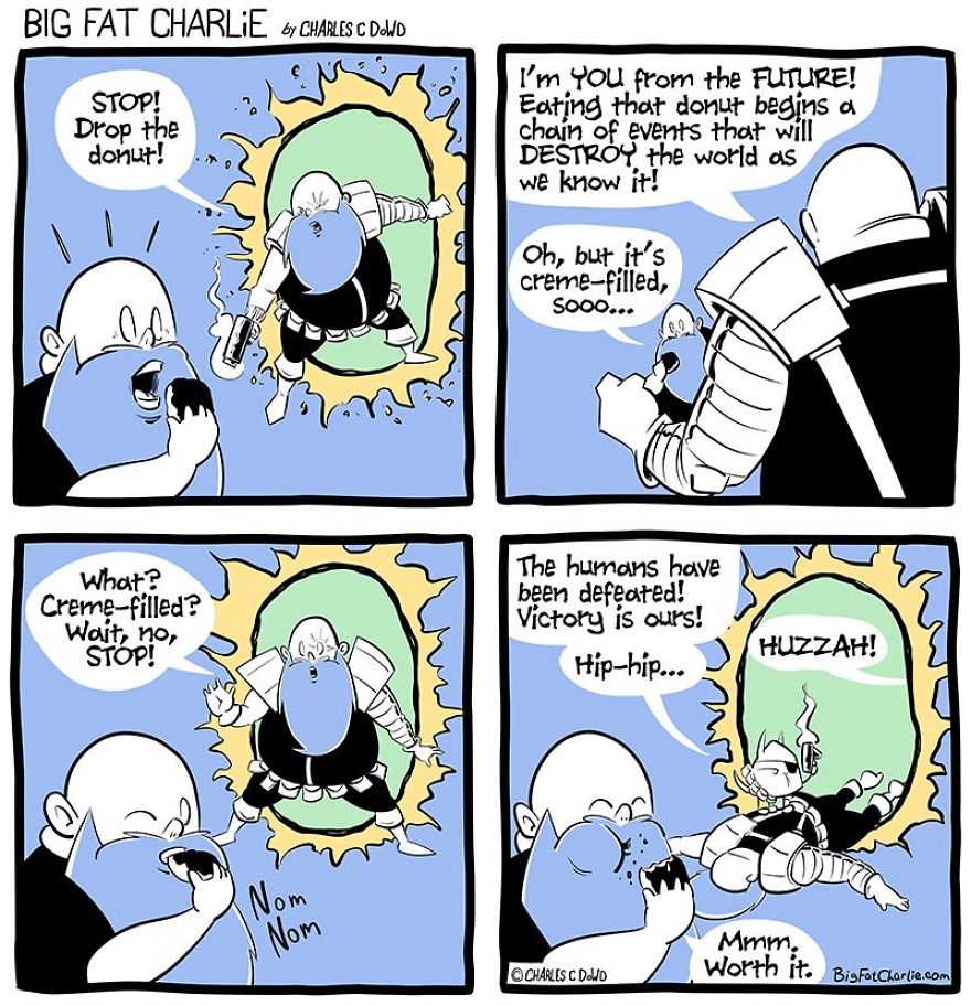 13 Comics About Being Fat, Having Diabetes, And A Cat