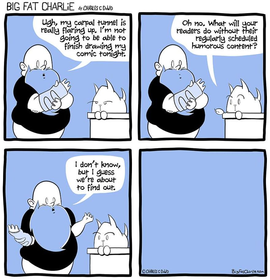 13 Comics About Being Fat, Having Diabetes, And A Cat