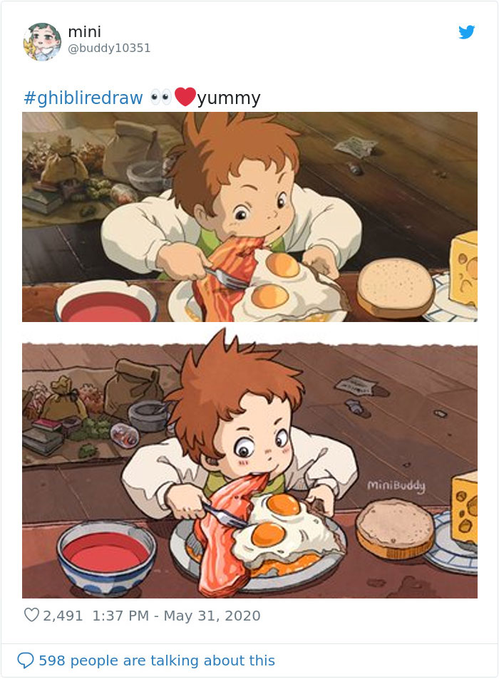 Redrawing-Ghibli-Art