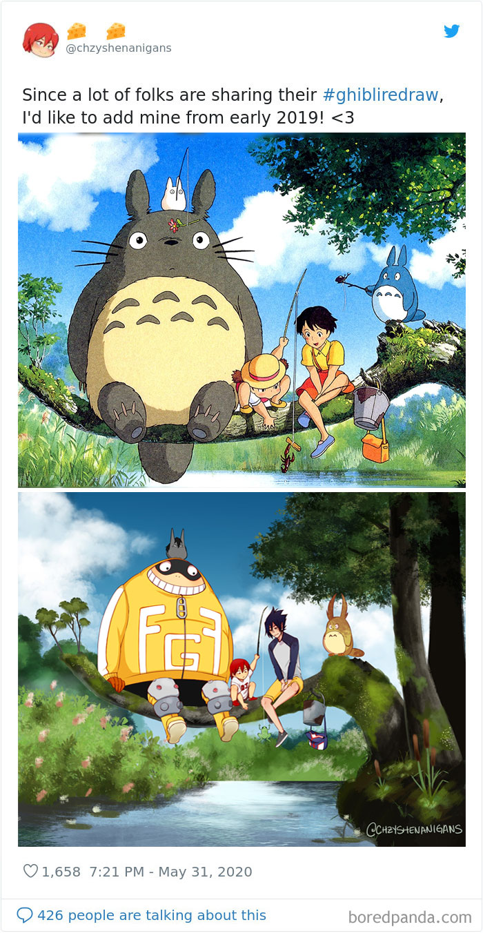 Redrawing-Ghibli-Art