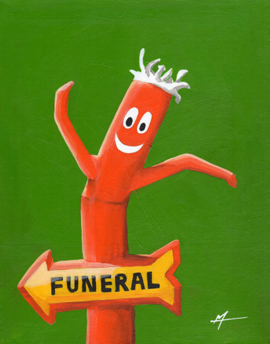 Inappropriate Wind Dancer - Funeral