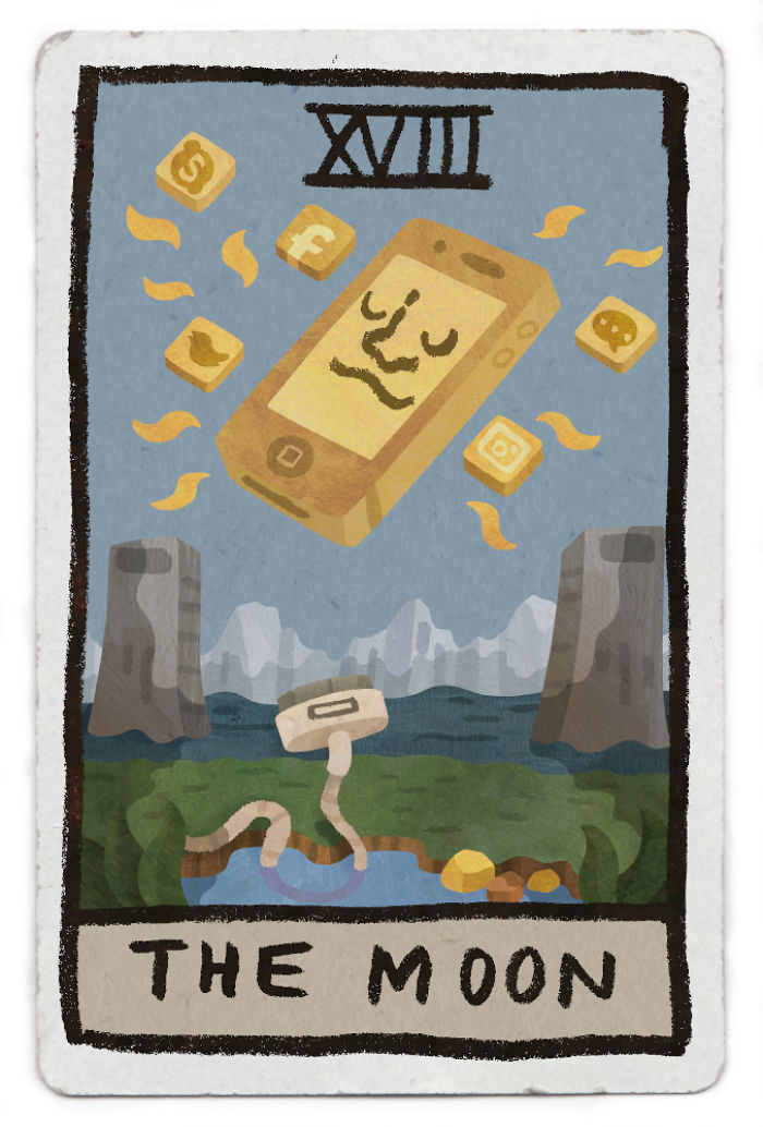 The Moon - With Nothing Else To Do, We Turned To Staring At Our Phones. Endless Scrolling, Illuminating The Night