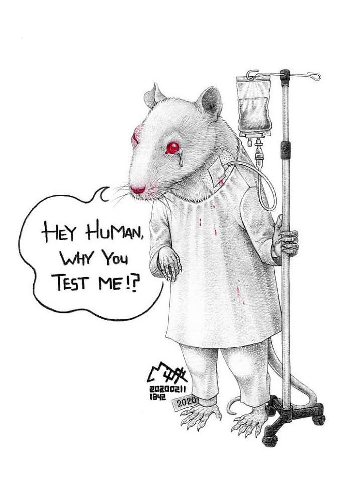 Artist Shows Shocking Illustrations About Animal Abuse That Many Humans Will Surely Be Ashamed Of