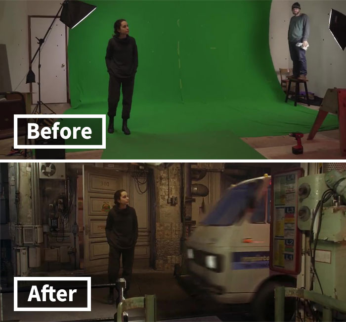 Filmmaker Showcases The Power Of Green Screens By Comparing The Behind-The-Scenes And The Final Cut Of His Series Filmmaker Showcases The Power Of Green Screens By Comparing The Behind-The-Scenes And The Final Cut Of His Series