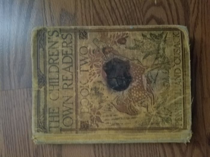 I Have This Old Book From A School, I Found It At A Garage Sale. When I Found It, It Had A Burn Mark On It...