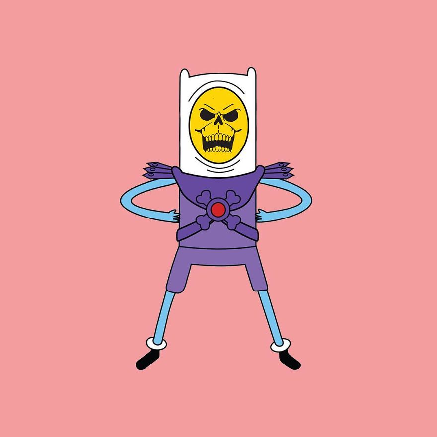 This Artist Makes Incredible Mixes Of Characters From Pop Culture