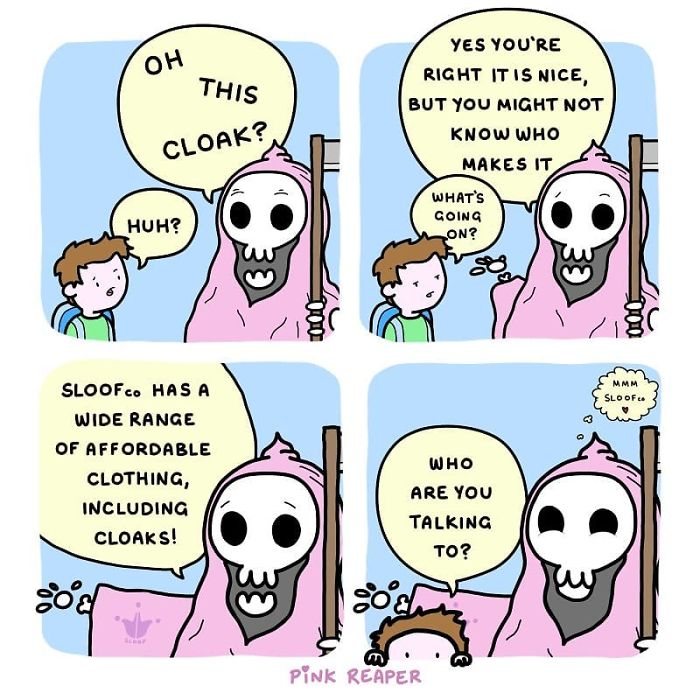 My Wholesome Webcomic About The Grim Reaper Who Is Actually Nice (17 New Pics) My Wholesome Webcomic About The Grim Reaper Who Is Actually Nice (17 New Pics)