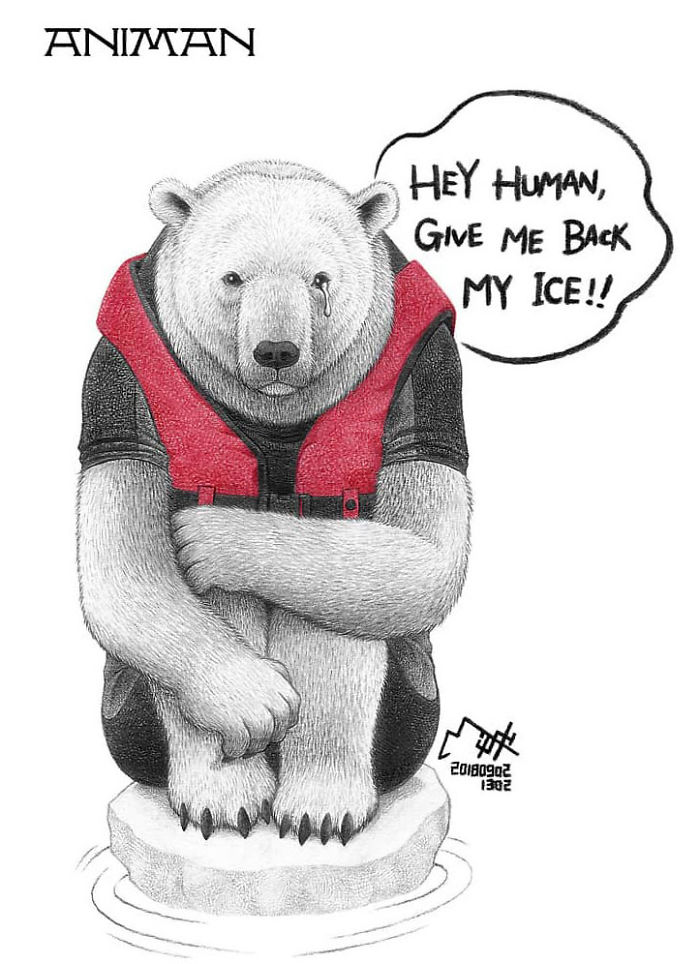 Artist Shows Shocking Illustrations About Animal Abuse That Many Humans Will Surely Be Ashamed Of