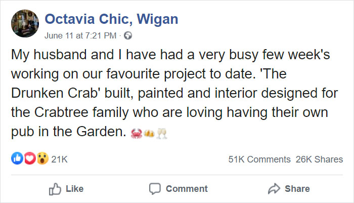 This Couple Builds A Mini Pub In A Garden, Stuns People With Its Handmade Interior This Couple Builds A Mini Pub In A Garden, Stuns People With Its Handmade Interior