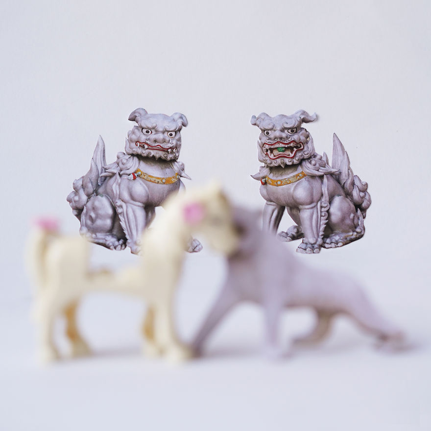 Two Broken-Hearted Lions