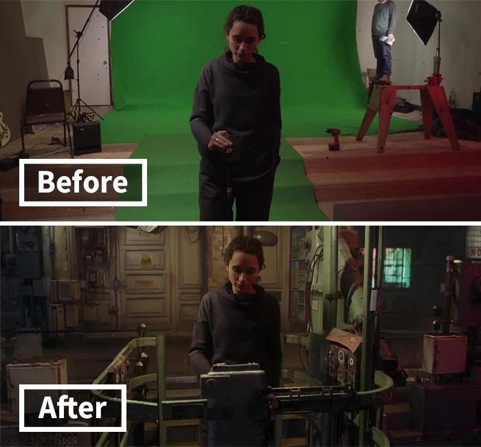 Filmmaker Showcases The Power Of Green Screens By Comparing The Behind-The-Scenes And The Final Cut Of His Series