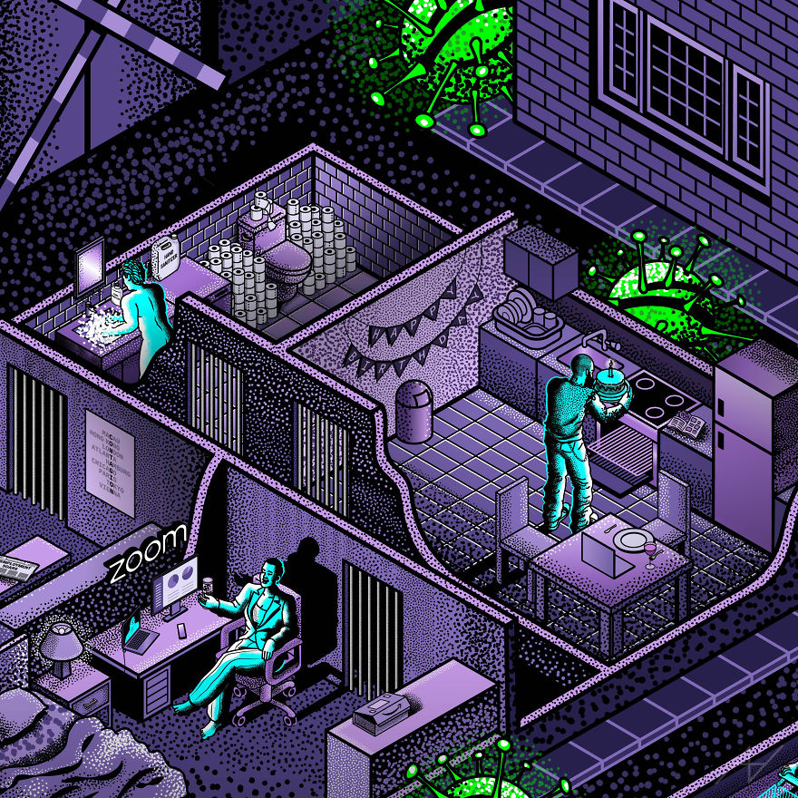 I Created This Art Piece Inspired By Covid-19