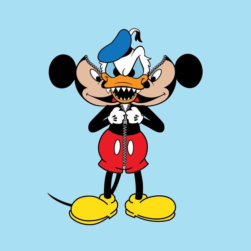 This Artist Makes Incredible Mixes Of Characters From Pop Culture