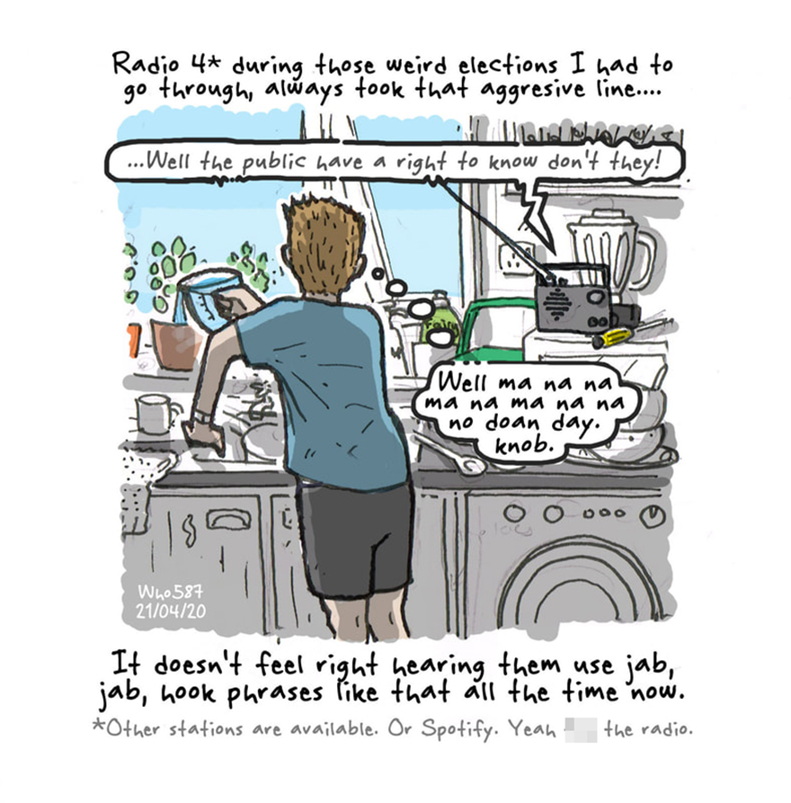 I've Kept A Visual Diary Every Working Day Since Day One Of Lockdown